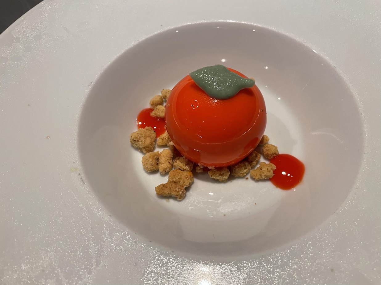 A special dessert on Costa Smeralda